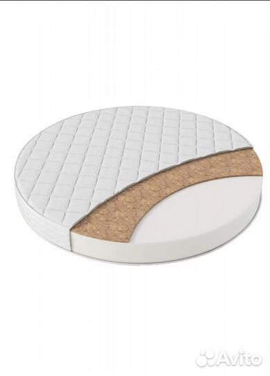 Матрас в круглую кроватку