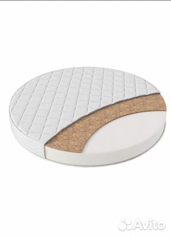 Матрас в круглую кроватку