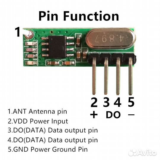 Qiachip 315 mhz РФ передатчик и приемник