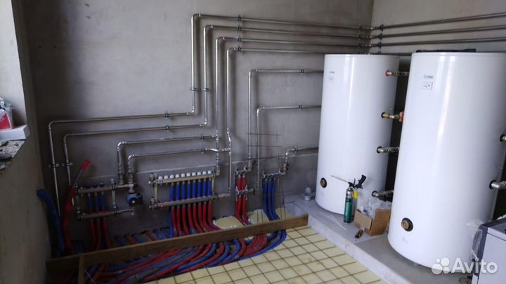 Монтаж отопления, водоснабжения, тёплый пол, zota