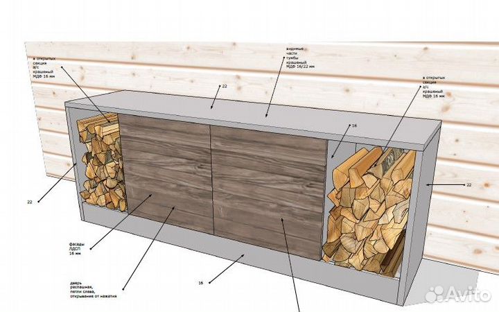 3D-проект корпусной мебели. Кухня, гардероб и т.д