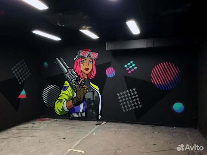 Роспись стен. Граффити. Художник по росписи стен