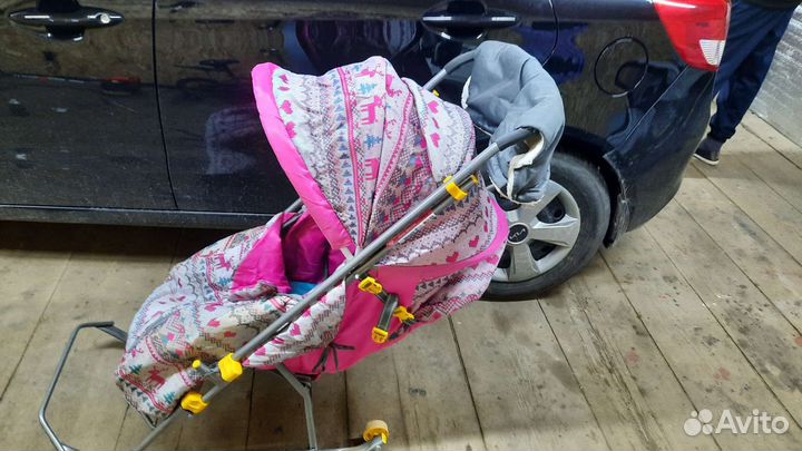 Детские санки коляска
