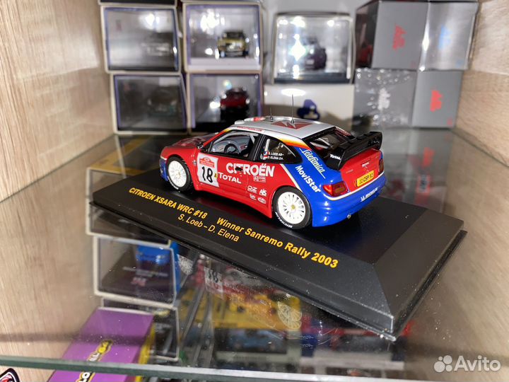 Citroen Xsara WRC Loeb 1:43 ixo models