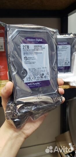 2тб Жесткий диск WD Purple WD23purz