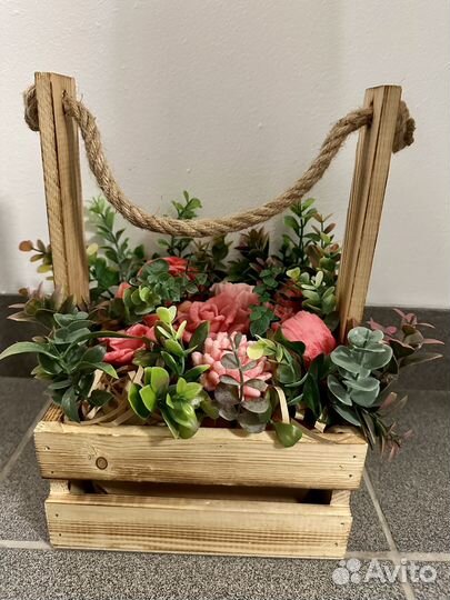 Букет цветов из мыла ручной работы