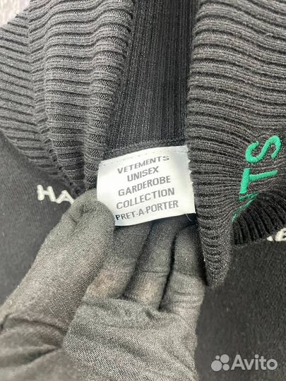 Водолазка Vetements мужская черная