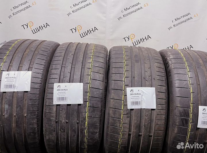 Continental SportContact 6 285/35 R23 94Y