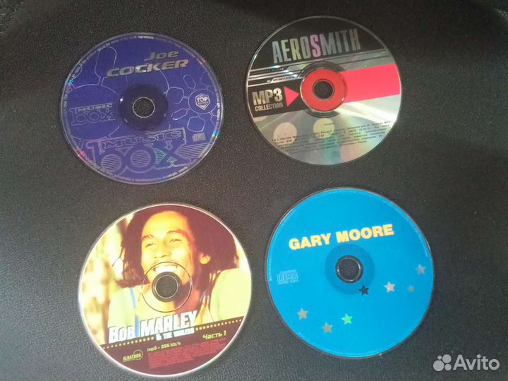 Сиди MP3 диски Боб марли Гэри Мур aerosmith