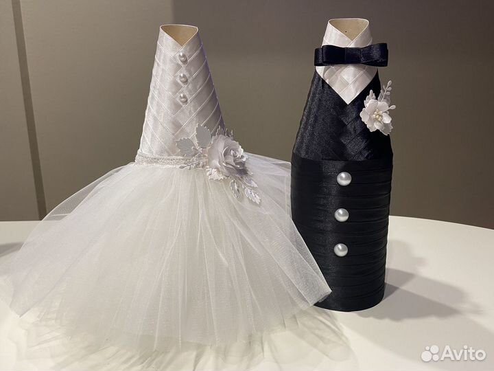 Свадебные аксессуары на бутылки / быки