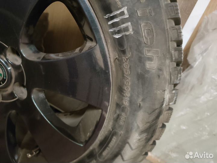 R16 Bfgoodrich Activan 205/60, PCD 5x112 DIA 57.1