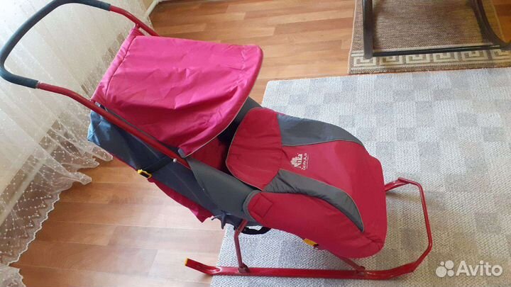 Детские санки коляска бу
