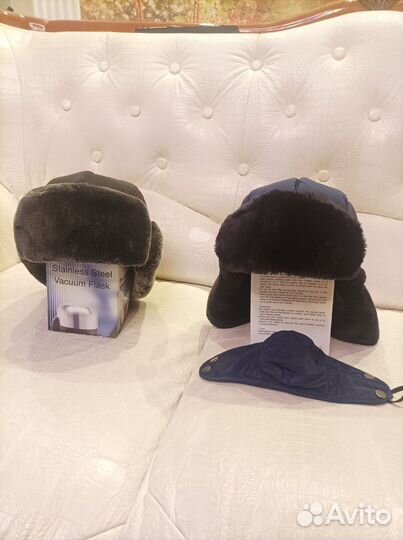 Шапка ушанка мужская