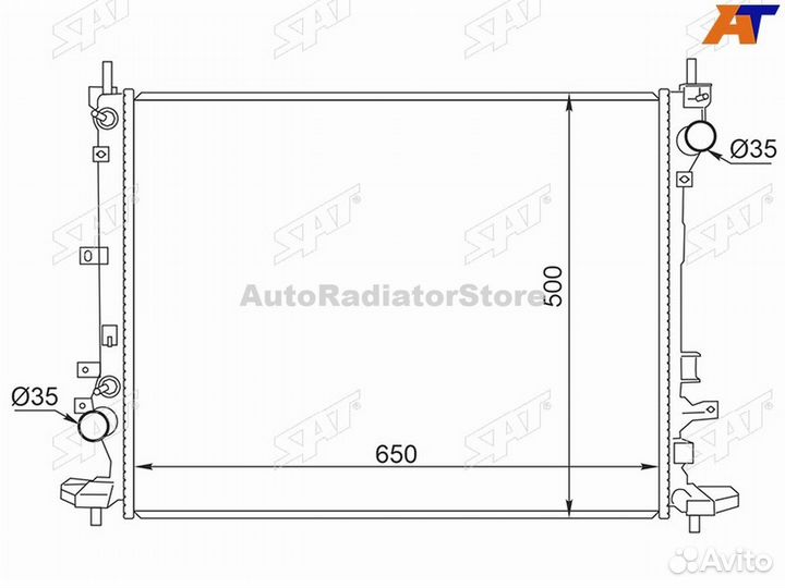 Радиатор Changan CS55 17