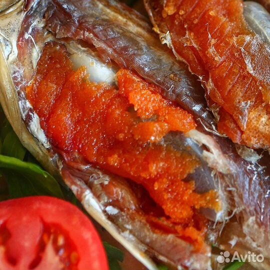 Вобла вяленая с икрой