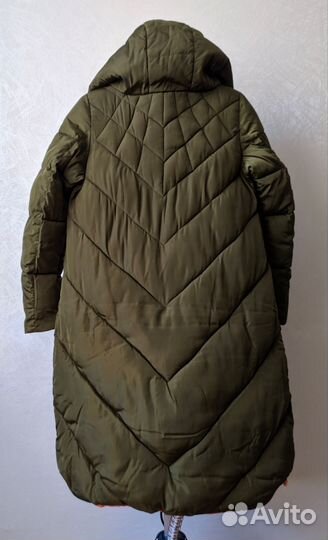 Пуховик женский зимний 44 хаки