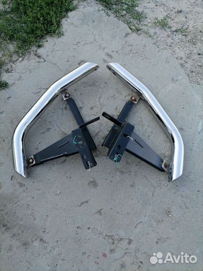 Защита заднего бампера уголки D 60