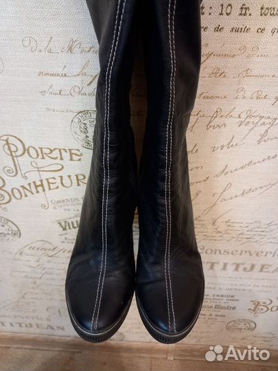 Сапоги осень - весна нат. кожа