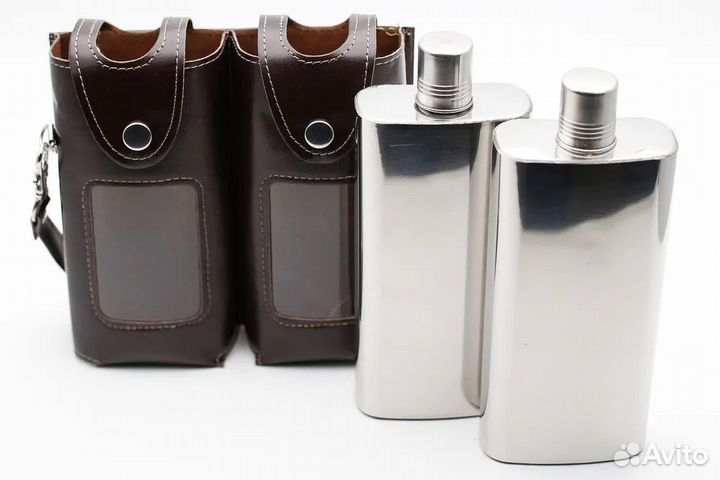 Фляга походная. Подарочный набор