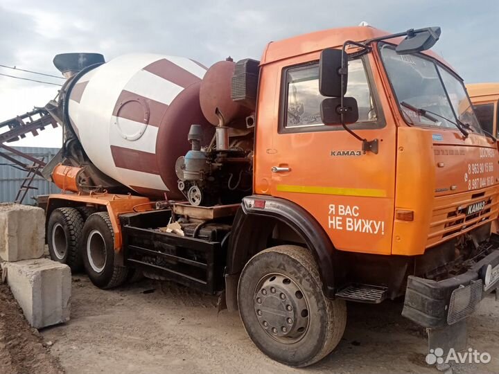 Автобетоносмеситель КамАЗ 58147C, 2005