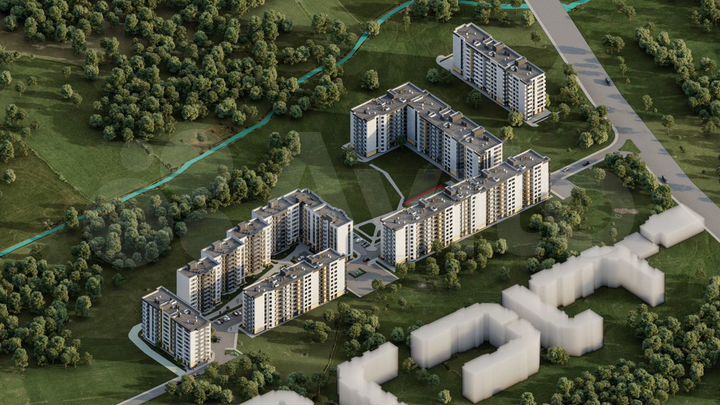 2-к. квартира, 59,3 м², 3/9 эт.