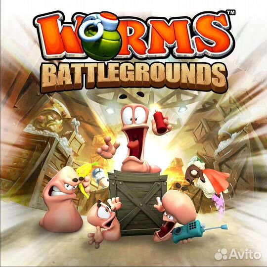 Worms Battlegrounds PS4 PS5 RUS