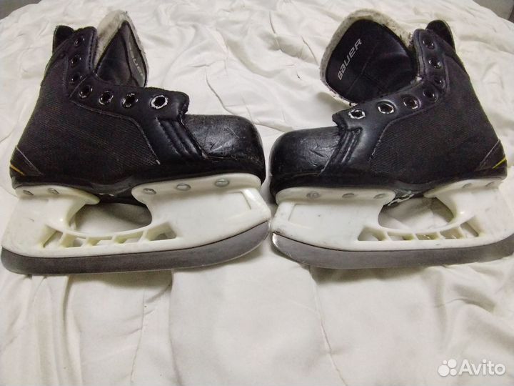 Хоккейные коньки bauer 32.5 размер