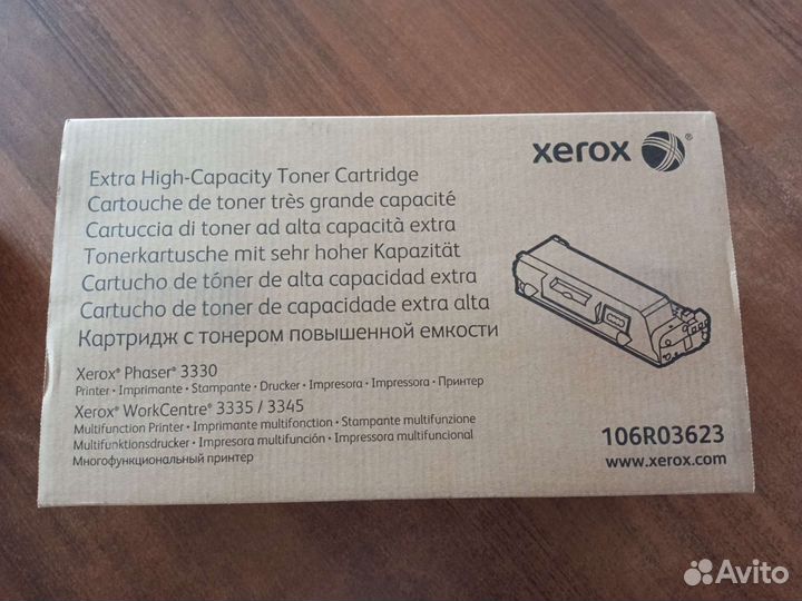 Оригинальный картридж Xerox 106R03623