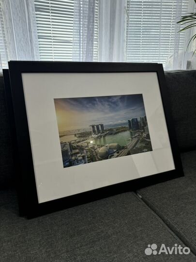 Интерьерная картина. Рамка 66х53 черная