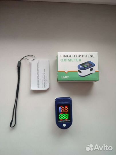 Пульсоксиметр новый с батарейками