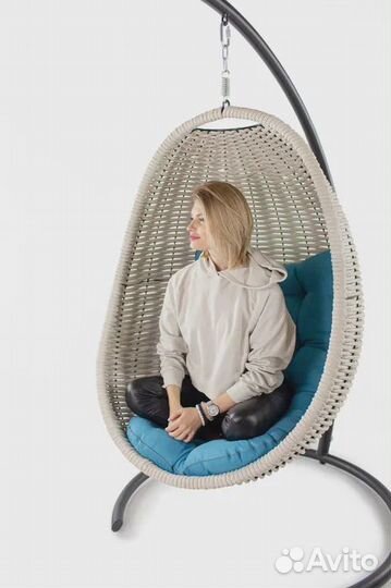 Подвесное кресло кокон, кресло для сада