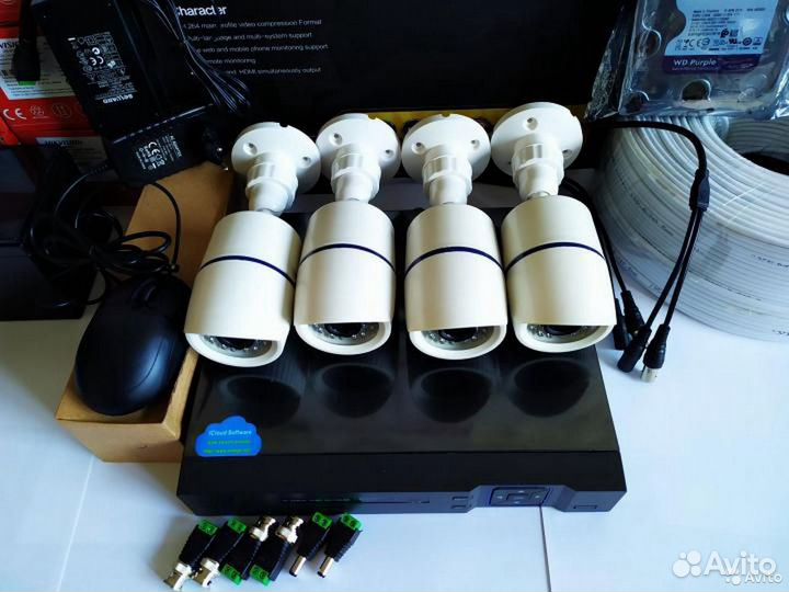 Видеонаблюдение интернет комплект