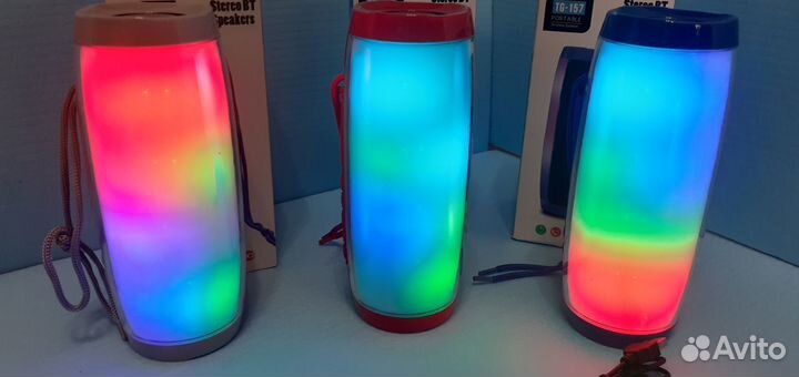 Блютуз колонка Рulse c эффектом пульсирующего дыма