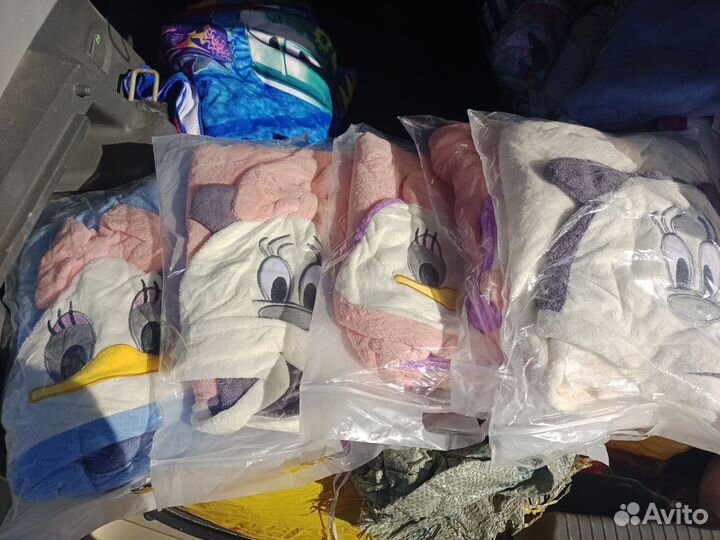 Полотенце с капюшоном утёнок