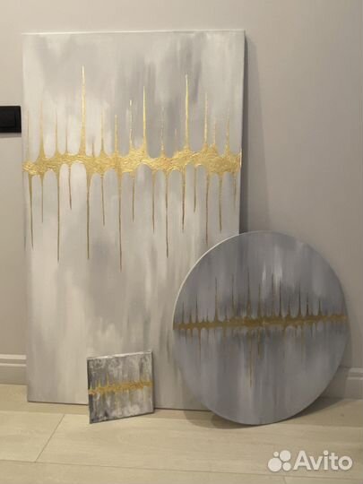 Интерьерная картина, диаметр 60см