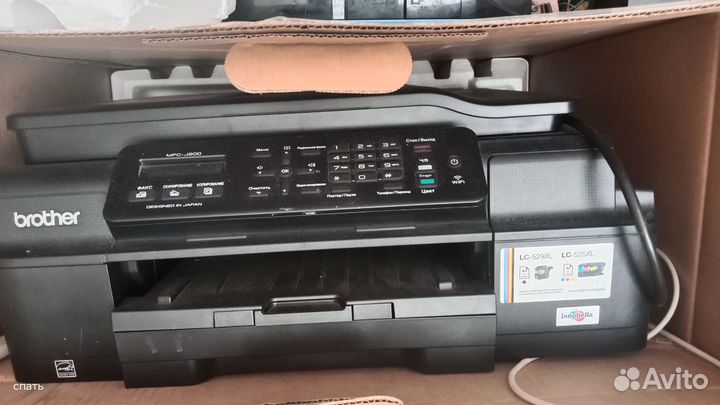 Принтер струйный brother mfc j200 со сканером