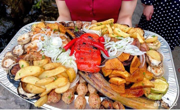 Шашлык на гриле с доставкой