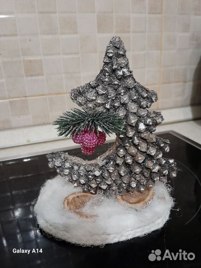 Новогодняя поделка в сад елочка