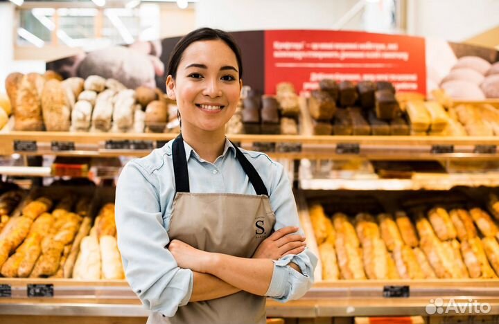 Работник торгового зала с ежедневной оплатой