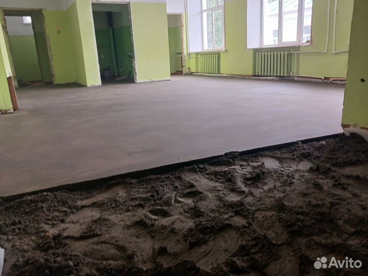 Полусухая стяжка пола