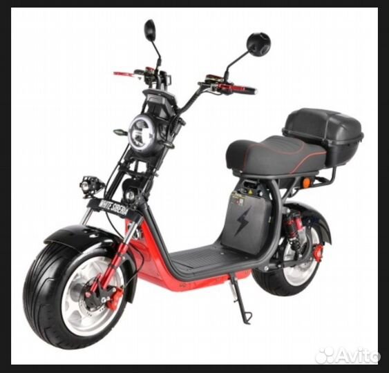 Электроскутер white siberia PRO MAX 3950W black