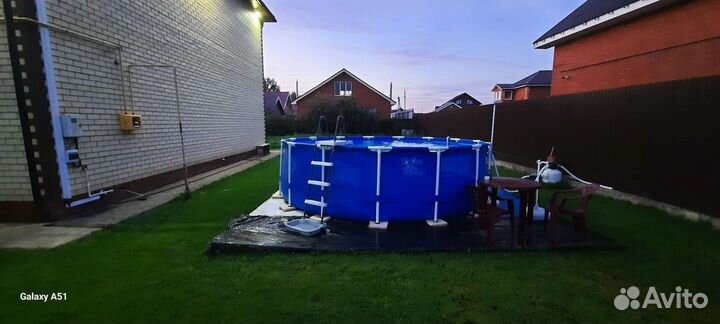 Каркасный бассейн 457 122 бу