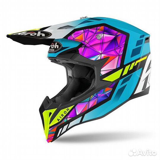 Кроссовый шлем Airoh Wraap Diamond Gloss M