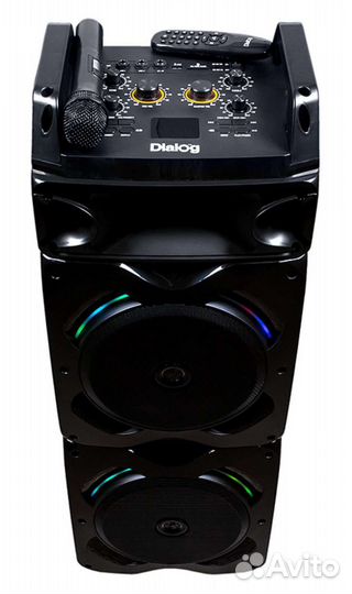 Большая мощная блютуз колонка 100W + микрофон