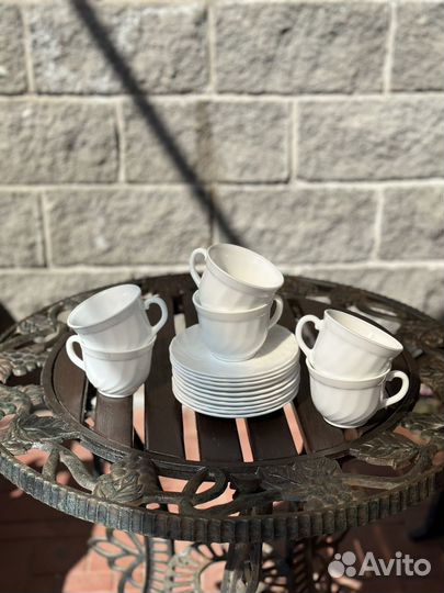 Чайный сервиз Luminark + блюдца