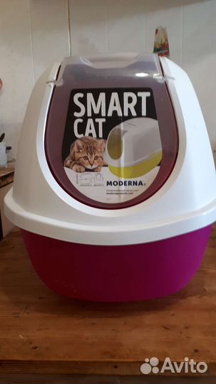 Закрытый кошачий туалет