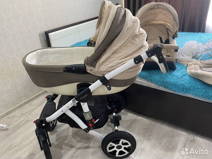 Коляска adamex 3 в 1 бу