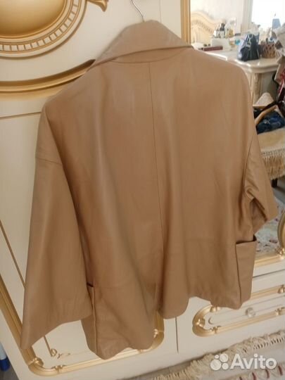 Куртка кожаная женская 52р