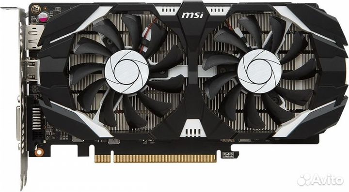 Видеокарта nvidia GeForce 1050 ti MSI