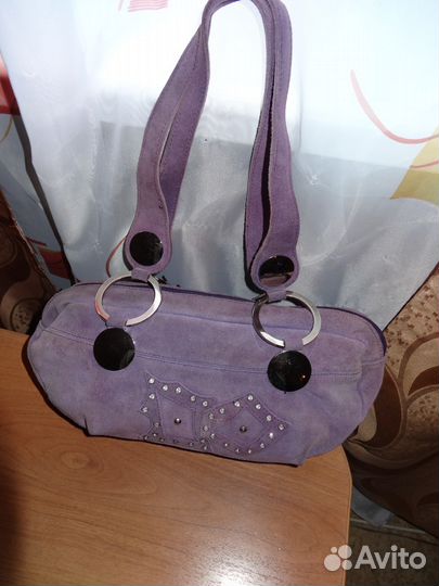 Сумочка замша